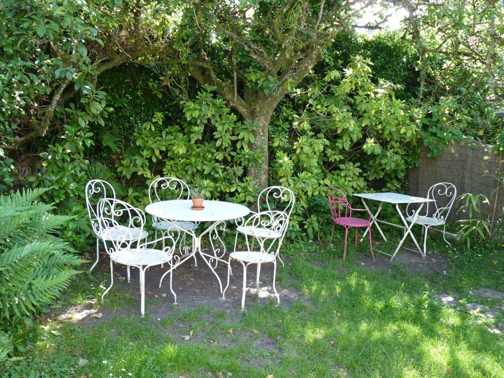table-chaises-jardin-fer-forge