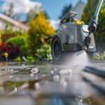gros plan sur un nettoyeur haute pression